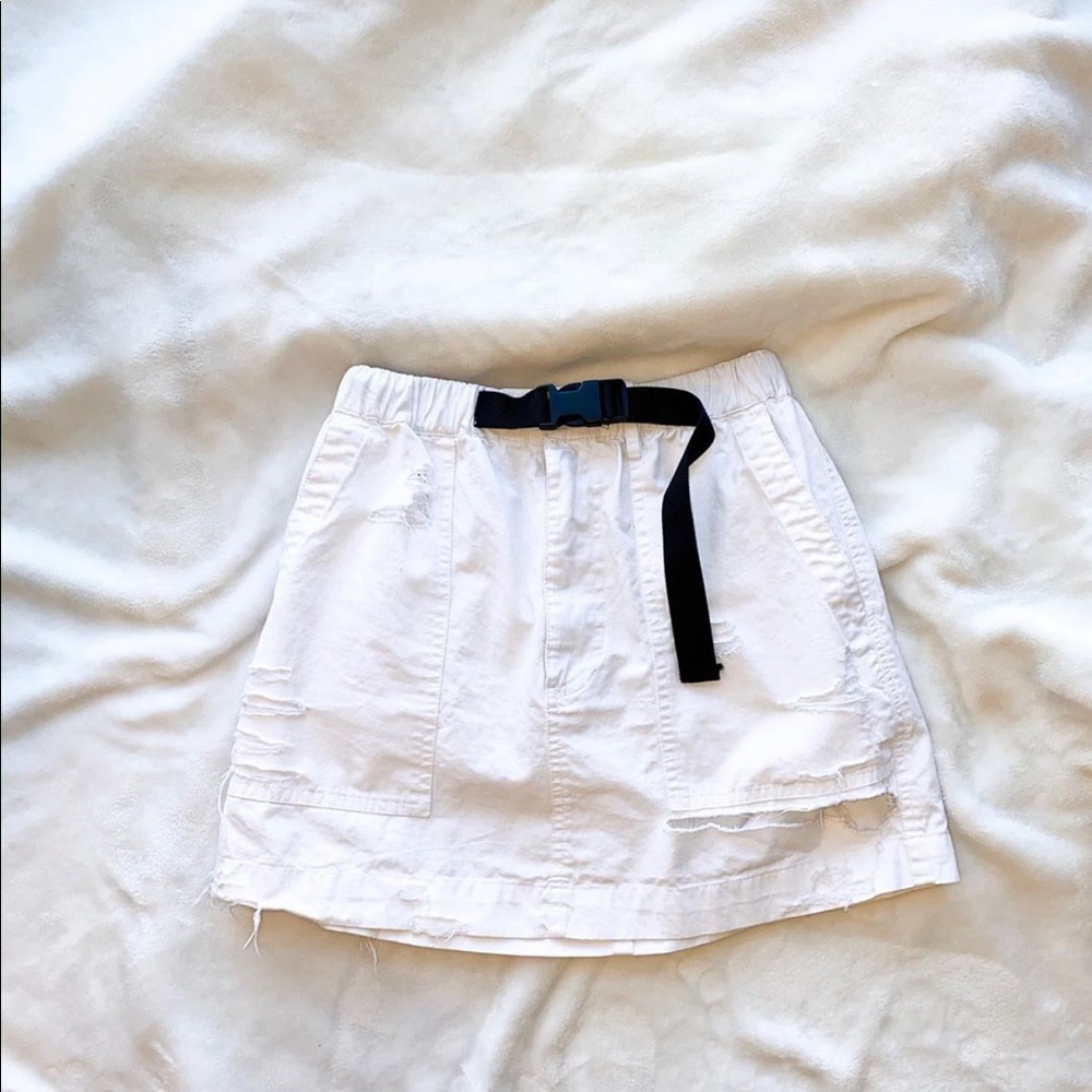 Mini Buckle belt Skirt